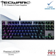 Tecware Mechanical Gaming Keyboard Phantom L87 RGB LP Outemu - Brown
