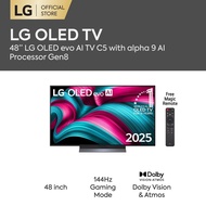 48 inch LG OLED evo AI TV C5 144Hz Gaming Mode* Dolby Vision & HDR10 4K UHD (2025)