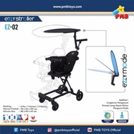 PMB Ezzy EZ02 4 Wheel Stroller Magic Trike Children's Push Wheel Bike Canopy Seat