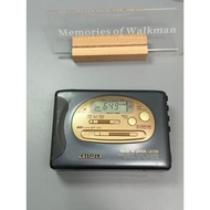 Aiwa JX729 Cassette Walkman, Japan-Made Mid-Period Flagship, Auto Radio, BBE+MSP+Dolby Sound Effects