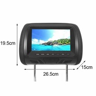 Universal 7Inches Car Headrest Monitor Screen Rear Seat Entertainment Multi-Media Player for AV USB