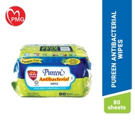 [PMG PHARMACY] Pureen Antibacterial Wipes 80 Sheets