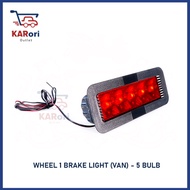 3RD BRAKE LIGHT (5 BULB) / THIRD BRAKE LIGHT FOR CAR (UNIVERSAL)