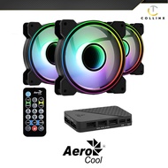 CASE FANS AEROCOOL MIRAGE 12 ARGB | Infinity Mirror Rgb Design  | Rgb Adapter Cable Included