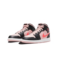 Air Jordan 1 Mid GS 黑粉 554725-604