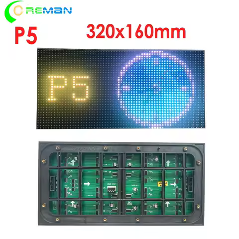 Free shipping outdoor advertising led screen module p5 64x32 320x160mm SMD2727 SMD2525 SMD1921