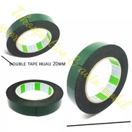 HIJAU Adhesive DOUBER TAPE RETURNABLE ISOLATION FOAM 20MM GREEN FOAM
