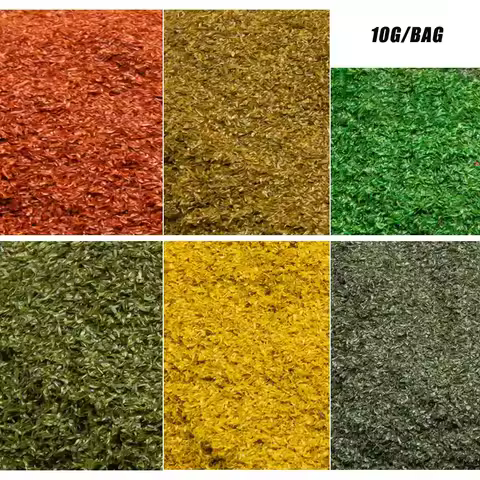 10G/BAG Miniature Tree Foliage Powder for HO N Railway Train Layout/Military Scene/Diy Model Making 