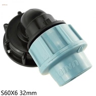 Long lasting MDPE Elbow Pipe Fitting 32mm Adapter for IBC Tank with S60X6 Thread