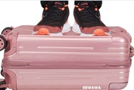 Wheels REWAWA Hard Case Luggage 4 Mirror Luggage 24 Inch