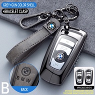 【Available】Zinc Alloy Leather Car Key Case Cover for BMW F31 F30 F10 F25 F20 X5 X4 X1 1 2 3 4 5 6 7 Series