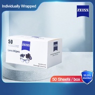 50 Pieces Lenses Clean Wipes Alcohol-Free Over Sized Pre-Moistened Lens Wipes Big Sized for Camera B