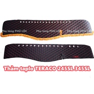 TERACO 245SL 2T5 2 ton truck dashboard mats, 6 types of velvet and 6d checkered leather (price for 1