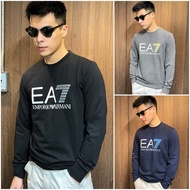 United States 100% Emporio Armani EA7 University T Long Sleeve T-Shirt Shirt Men's Three Colors AV68