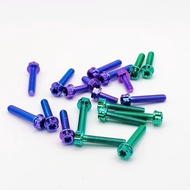 titanium alloy TC4/GR5 M4 M5 flange screw fancy internal plum screw motorcycle fuel tank screws Modi