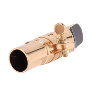 Golden Alto Sax Saxophone Mouthpiece with Cap and Ligature Musical Instruments Parts
