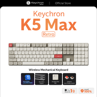 K5 Max Retro Low profile wireless keyboard 100% เชื่อมต่อไร้สาย BT/2.4gHz/Wired ประกันศูนย์ไทย 2 ปี