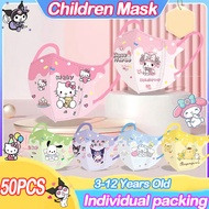 [In Stock]50PCS 3D Face Mask for Kids 3ply Breathable Protective Mask Cartoon Duckbill 3D Butterfly 