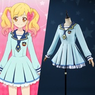 Aikatsu Stars! Hoshimiya Ichigo Cosplay Costume: Japanese School Uniform Sailor Dress for Cosplay & 