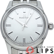 二手精工 Grand Seiko 機械錶 37.3mm 優雅系列Grand Seiko機械錶 SBGW305/9S64-00Z0，帶盒子和保固卡，不銹鋼男士手錶，銀色，拋光，狀況極佳。