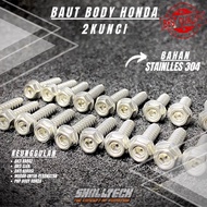 HONDA BODY BOLT 2-KEY STAINLESS 304 THE A2-70 ANTI-RUST PROBOLT
