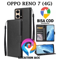 Oppo RENO 7 (4G) FLIP LEATHER CASE PREMIUM-FLIP WALLET LEATHER CASE For OPPO RENO 7 (4G) - WALLET CASE-FLIP COVER LEATHER-Book COVER