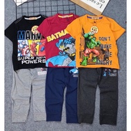 CLEAR STOCK ‼️ (PART 2~ 7-12yr) PYJAMAS BOY MARVEL SERIES NT KIDS 1-12thn (MONKEY KIDS REBRANDING) H