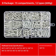 BROPPE | Home Use Set of Round Head Cross Screw Nut Washer Machine Screw Bolt Screw M3 M4 M5 M6