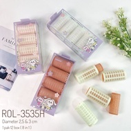 HAIR ROLLER | ADHESIVE HAIR ROLLERS MICA BOXNilon CONTENTS 4 | PREMIUM HAIR ROLLERS CONTAINS 4 PCS