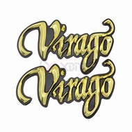 Motorcycle Fuel Gas Tank Emblem Badge 3D Decals Stickers For Yamaha Virago XV 125 250 400 535 700 XV