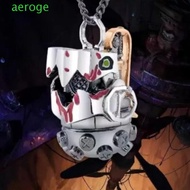 AEROGEM Jinx Ekko Earrings, Arcane Season 2 LOL League of Legends Necklace, Punk Metal Arcane Jewelr