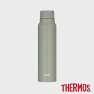 【THERMOS 膳魔師】不鏽鋼氣泡保冷隨身瓶770ml (FJK-750-KKI) 清新綠