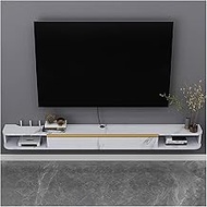 WANGPP Floating TV Stand Cabinet,Wall Mounted TV Shelf,Solid Wood Entertainment Center Cabinet Component,for Storage Unit Audio/Video Console,Space Saver (Color : C, Size : 120cm)