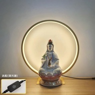 Buddhist Niche Round Background Light Buddha Light General Illumination LED Aperture Statue Decorati