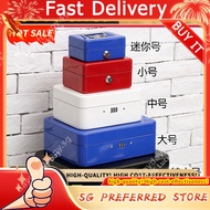 [cash box]Double Layer Money Storage Box Iron Cash Box Coins And Jewel Deposit Security FHMZ PMVT