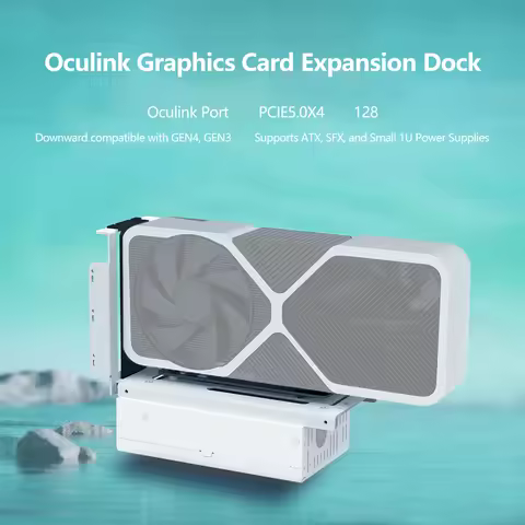 DOCK-OC7W PCIe5.0 X4 eGPU Oculink External Graphics Card Dock for GDP Laptop M.2 External Docking St