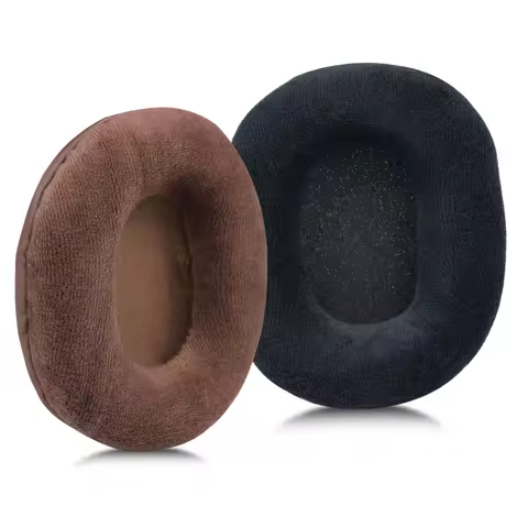 Velvet Velour OVAL Ear pads cushion replacement for ATH-M40 ATH-M50 M50X M30 M40 M35 SX1 M50 M50S AT