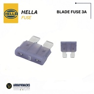 HELLA BLADE FUSE 3A 8JS ( 711-683-002 )
