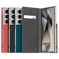 araree - Samsung Galaxy S24 Ultra MUSTANG DIARY 手機殼 - 灰藍色