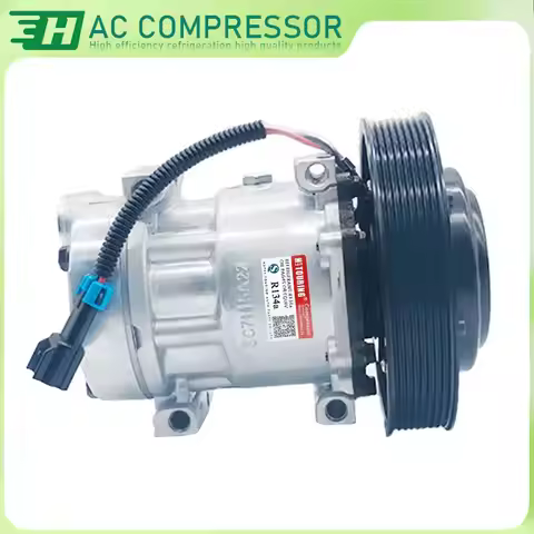 4326 20721587 206RD52M 206RD53M Sanden 7H15 709 Auto Ac A/c Compressor for Mack / Volvo / GM Trucks 
