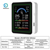 Tuya WiFi 10-in-1 Carbon Dioxide Monitor PM0.3 PM1.0 PM2.5 PM10 Formaldehyde Detector Temperature Hu