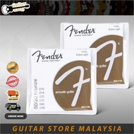 Fender 80/20 Bronze Acoustic Guitar Strings, 70XL Extra Light