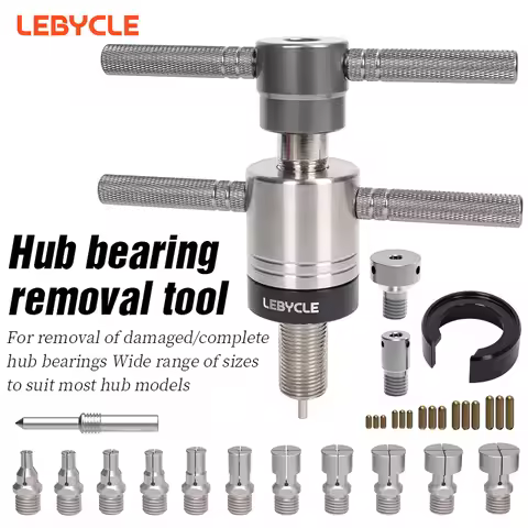 LEBYCLE MTB Road Bicycle Hub Bearing Removal Tool Bike Hub Tower Base Removal Tool Removal Puller Bi