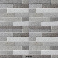 Keramik 40x40 Azuvi grey model bata kasar kwc promo murah