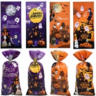 50pcs Halloween Flat Pocket Packaging Bag Snack Candy Gift F249, F249