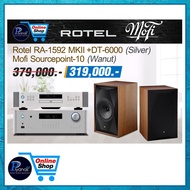 ROTEL : RA-1592 MKII +DT-6000(SILVER) + MOFI SOURCEPOINT-10 (WALNUT) /piyanas electric/ปิยะนัส อิเล็คทริคส์