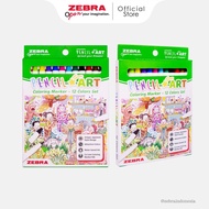 Zebra PencilArt 12 COLORS / color marker SET Zebra PencilArt / Water based marker - stationery SET12