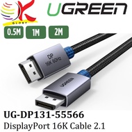 UGREEN DISPLAYPORT CABLE 2.1 DP2.0 80GBPS SUPPORT 16K@60HZ 8K@240HZ 4K@240HZ HDR, HDCP, DSC 1.2A AND