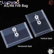 LUOYAO1 File Bag, A5/A6 Transparent File Folder, High Quality Waterproof Plastic Document Folder Gif