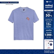 Tommy Jeans เสื้อยืด ผู้ชาย รุ่น DM0DM22309 C58 - สีน้ำเงิน ทรง Relaxed